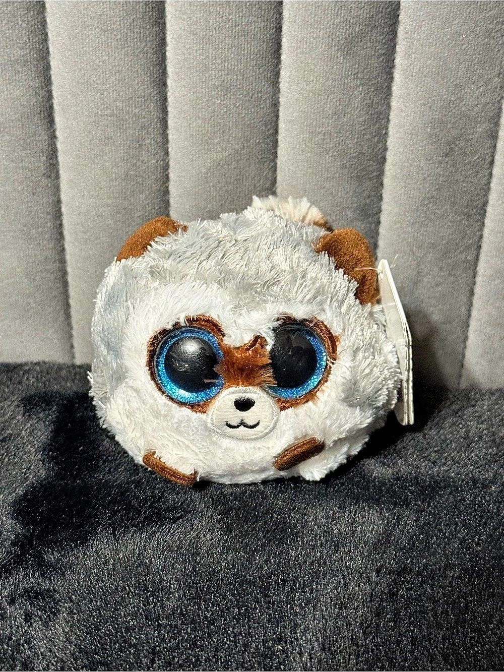 Amazing Squishies Plushies White & Brown Plush Stuffed Animal NWT